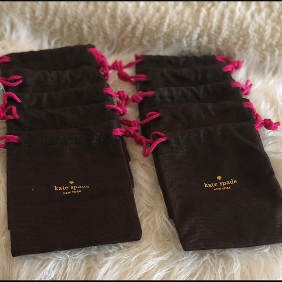 kate spade Jewelry - Kate Spade Jewelry Dust Bags, set of 10